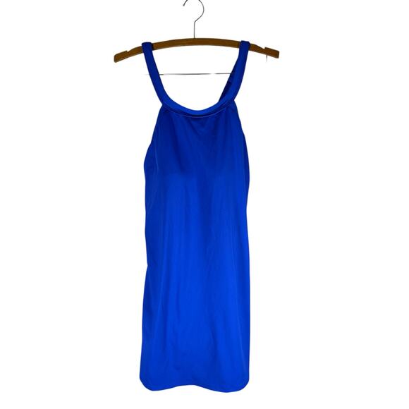 Lands’ End Women’s Blue Swim Dress Size 14 – LYCRA Xtra Life Fabric NWT - Picture 8 of 12